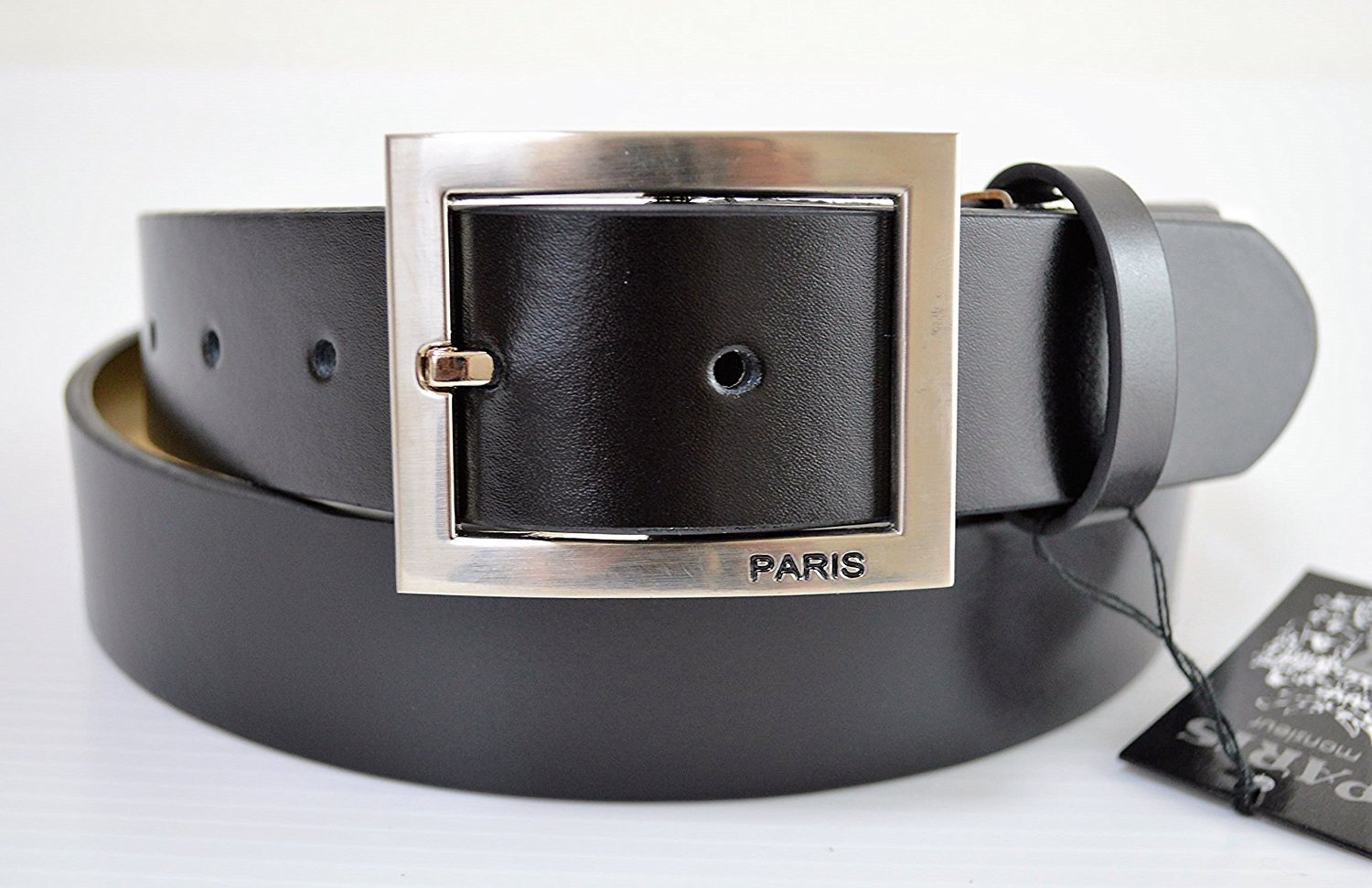 PARIS★イタリア製牛革★ギャリソンベルト★ブラック★正規品★PS5
