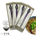 そば 乾麺 手延べそば 1人前×4袋 九州産小麦 そば 肥後そう川 国産 手延べ 肥後そう川