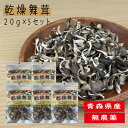 青森県産 無農薬 乾燥舞茸 チップ 20g 5個セット