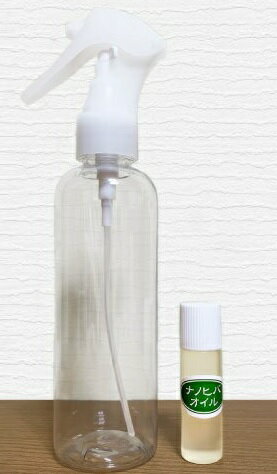 ［定形外郵便］ナノヒバオイル（水溶性青森ひば油） 9ml トリガー容器セット(180ml)2002