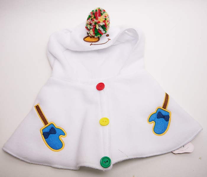 【新品】【メール便でお届け】【秋冬コスチューム2016】ダッフィー&シェリーメイコスチューム2016年発売「フードケープスノーマン」(ぬいぐるみは別売りです。)