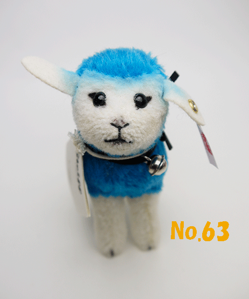Rakuten - 【シュタイフ2015年発売】 数量限定品 Steiff ぬいぐるみ 世界限定 デザイナーチョイス 「キャンディ」ラム（水色のひつじさん）