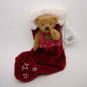 【即納】Steiff シュタイフ 定番品 テディベアウィズクリスマスストッキング