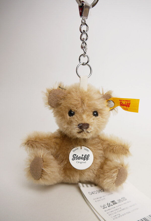 シュタイフ2020年春夏発売定番品「キーリングミニテディベア8cmシナモン」のサムネイル