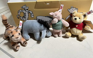 【即納】シュタイフ テディベア Steiff ぬいぐるみ 2021年発売 ディズニー ウィニーザプーセット 95周年記念