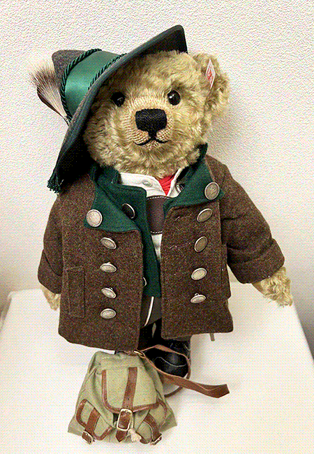 【即納】【新古品】シュタイフ世界限定2006年発売 テディベアブライダルセット テディベア「グランドファーザー」「ハンター」マッチングナンバーセット No.12...