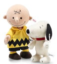 【25周年ありがとう】【即納】 Steiff シュタイフ アイテム 2024年秋冬発売 チャーリーブラウン with スヌーピー