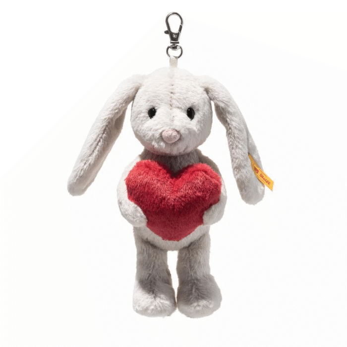 Rabbit - Steiff シュタイフ ぬいぐるみ 定番品フレンズシリーズ 2026年発売 Hoppie ラビットLOVEキーリング