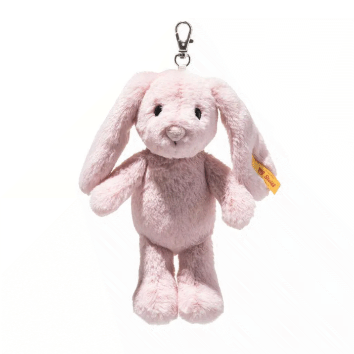 乐天商城 - Steiff シュタイフ ぬいぐるみ 定番品フレンズシリーズ 2026年発売 Hoppie ラビットキーリング（薄ピンク）