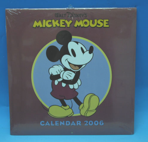 【訳あり】2006年 カレンダーミッキーマウス