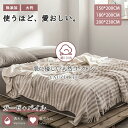 【8/15 クーポンで2枚10%OFF】夏SALE！【徹底安値】★楽天1位受賞★無添加ガーゼケット リバーシブル タオルケット 綿100% シングルサイズ ダブルサイズ 厚手 大判 マルチカバー 北欧 フリンジ付き ガーゼ 4重 ボーダー柄 和風 夏用 パイル地 おしゃれ 綿毛布 赤ちゃん 安心