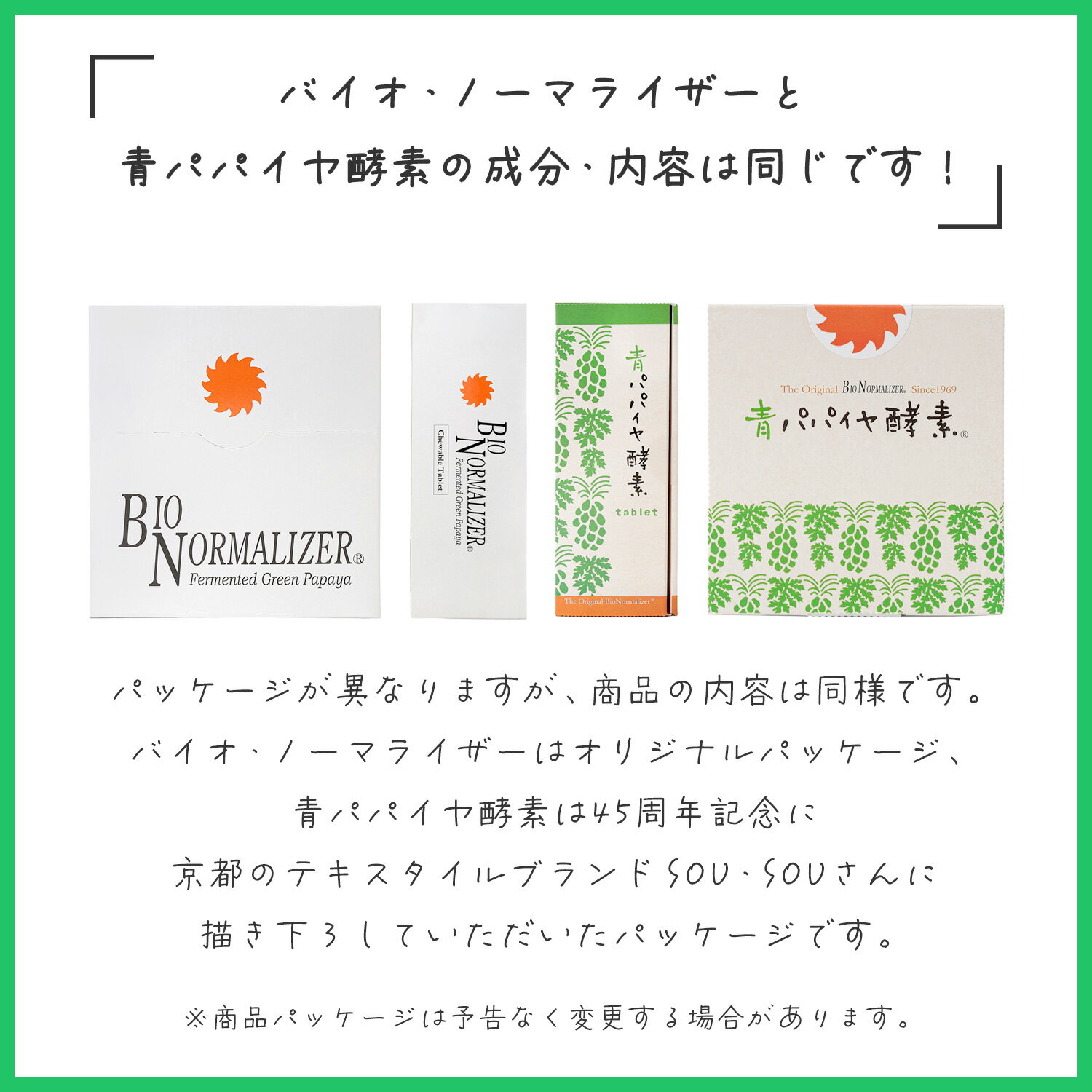 �Х����Ρ��ޥ饤���� ��γ������ 3���ѥå� 3�� Bio-Normalizer �ĥѥѥ������ ���� ��� ����ʡ����� ���� �ĥѥѥ��� �������å� ȯ�ڿ��� ʴ�� ���ե� �� ���� �ӥ��ߥ� �ݥ�ե��Ρ��� ���ƥ��å�������