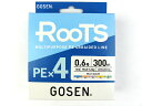 【あす楽対応】ゴーセン(GOSEN) ROOTS PE×4 マルチカラー 300m 0.6号 ルーツ PEライン 12lb 4ブレイド 4X 4本編み 4本組 エギング ティップラン ジギング ポリエチレン ライン 釣り糸 アオリイカ アオリイカ釣り イカ釣り フィッシング タックル 釣具 釣り具 つり具