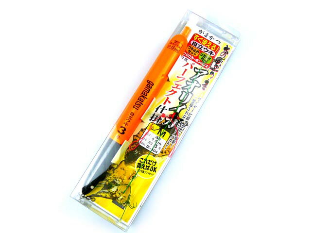 がまかつ(gamakatsu) お墨つきアオリイカパーフェクト仕掛 Mサイズ IK-104 はね上げ ウキ付き 自立ウキ アオリイカ釣り アオリイカ釣り仕掛け アオリイカ仕掛け 泳がせ釣り 泳がせ釣り仕掛け ウキ釣り ウキ釣り仕掛け イカ釣り 活きアジ 波止釣り 磯釣り