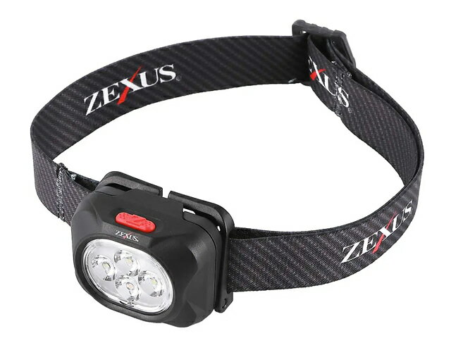 【あす楽対応】冨士灯器 ZEXUS LED LIGHT ZX-199 【全国一律送料無料】 高輝度 ネックライト ヘッドランプ 防滴 防水 IPX4 可動式 ヘッド 乾電池 電池式 単4 単四 充電池 登山 山登り キャンプ…