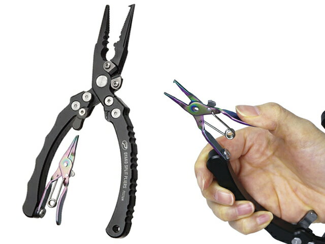 プロックス(PROX) 親子スプリットプライヤー PX276MK フィッシングプライヤー スプリットリングオープナー ラインカッター フック外し ルアーアイチュ...