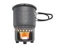 エスビット(Esbit) 585ml クックセット 固形燃料 クッカー 調理機器 調理器具 鍋 ポット 飯盒 自動炊飯 炊飯 クッキング 湯沸かし 野外料理 ア...