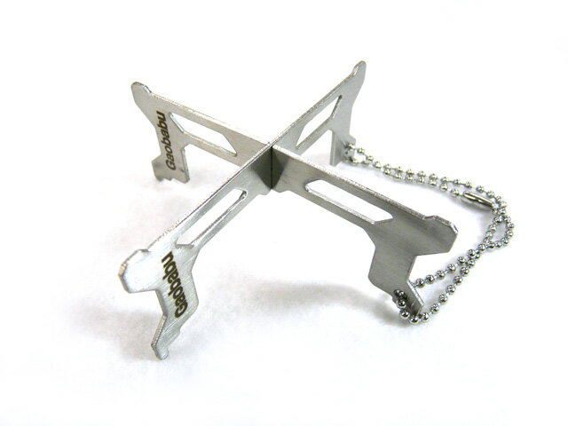 ガオバブ(Gaobabu) Gaobabuマルチクロス五徳mini ゴトク 五徳 湯沸かし 料理 クッキング バーナー ガス 固形燃料 アルコール アルスト コ...