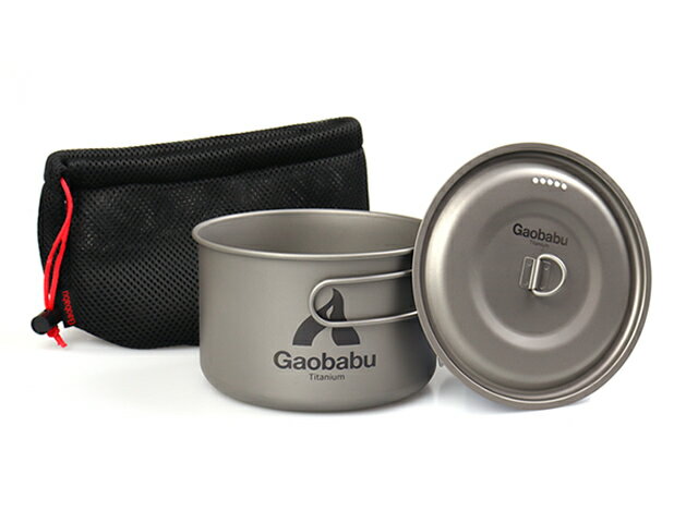 【期間限定!30%OFF実施中!】ガオバブ(Gaobabu) チタンポットSOLO 1300(フタ・厚手メッシュ袋付き) 【一部地域を除き送料無料】 クッカー ...