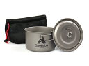 【期間限定!30%OFF実施中!】ガオバブ(Gaobabu) チタンポットSOLO 1300(フタ・厚手メッシュ袋付き) 【全国一律送料無料】 クッカー チタン...