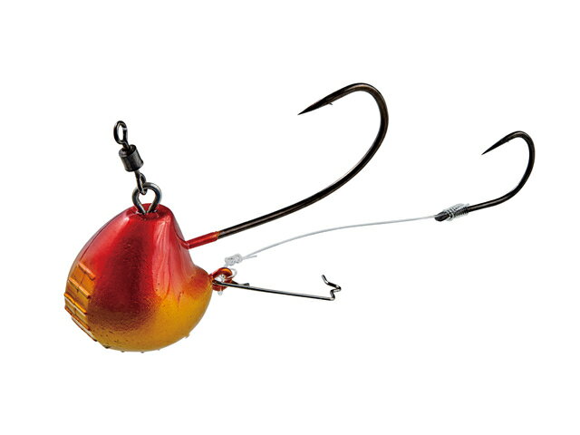 がまかつ(gamakatsu) 桜幻 鯛テンヤ2 8号 #02レッド/ゴールド 一つテンヤ 鯛テンヤ ひとつテンヤ エビ 鯛テンヤ釣り オモリ 錘 仕掛け タイ...