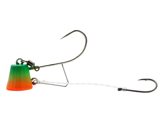 ハヤブサ(Hayabusa) 無双真鯛 貫撃テンヤII 10号 04UVトリプルチャート 一つテンヤ 鯛テンヤ ひとつテンヤ エビ 鯛テンヤ釣り オモリ 錘 仕...