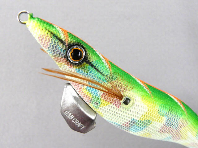 GAN CRAFT 餌木邪(Egijya) 3.5号　#SC-05：グリーンパインニードル(TEAM SHACRAZYスペシャルカラー) 23g スローダート スローフォール エギング エギ 餌木 イカ釣り アオリイカ釣り ランガン 陸っぱり ボートエギング アオリイカ 春イカ 親イカ スクイッドのサムネイル
