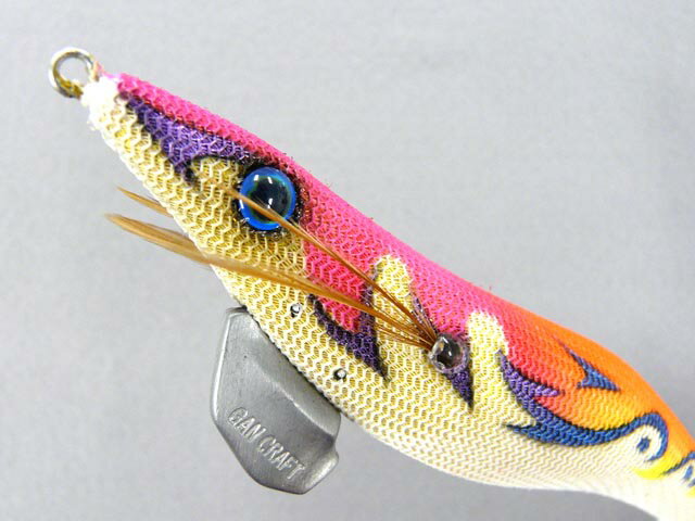 GAN CRAFT 餌木邪(Egijya) 3.0号　#SC-04：ピンクヘッドファイヤー(TEAM SHACRAZYスペシャルカラー) 15.5g スローダート スローフォール エギング エギ 餌木 イカ釣り アオリイカ釣り ランガン 陸っぱり アオリイカ イカ 秋イカ 子イカ 新子 スクイッドのサムネイル
