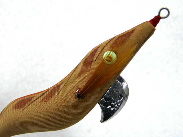 林釣漁具製作所 餌木猿 3.5号　スーパーシャロー 枯茶 赤テープ 21g 国産 手作り 桐 伝統 ハヤシ餌木 イレギュラーダート スローフォール エギング エギ 餌木 イカ釣り アオリイカ釣り ボートエギング アオリイカ イカ 春イカ 親イカ スタンダード