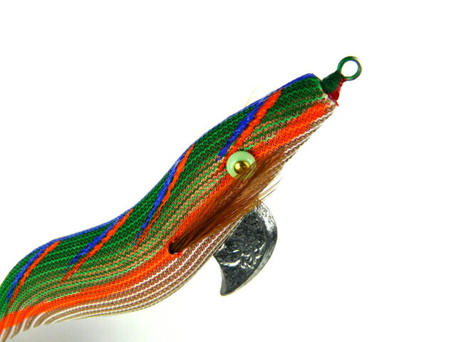 林釣漁具製作所 餌木猿 3.5号　スーパーシャロー 若葉 赤テープ 21g 国産 手作り 桐 伝統 ハヤシ餌木 イレギュラーダート スローフォール エギング エギ 餌木 イカ釣り アオリイカ釣り ボートエギング アオリイカ イカ 春イカ 親イカ スタンダード