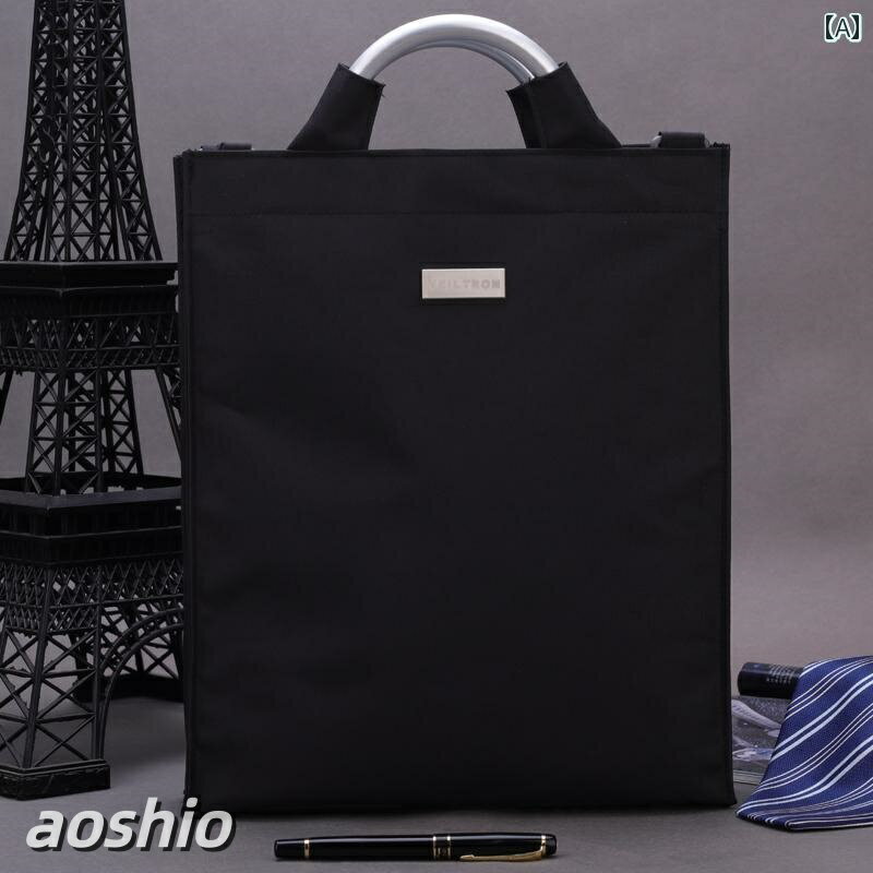 乐天商城 - 20代 30代 40代 大容量 メンズ ハンドバッグ ショルダーバッグ ブリーフケース ビジネス バッグ A 4 コンピューター ドキュメント キャンバス オックスフォード