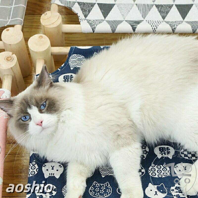 新生活 猫用ハンモック ペット寝床ペット テント ペットベッド 夏用 室内用品 ネコ...