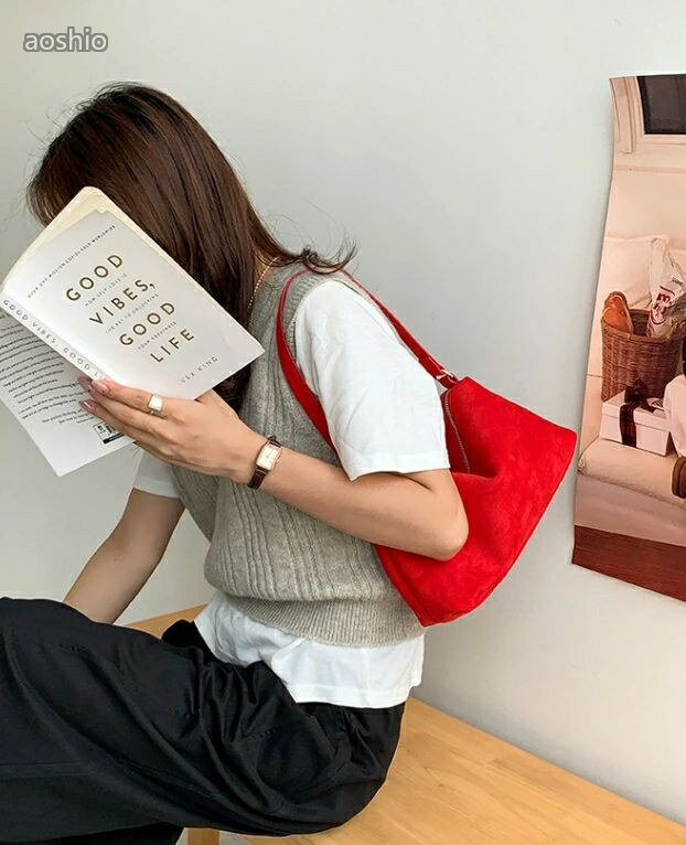 Rakuten - スエード ショルダーバッグクラッチバッグ