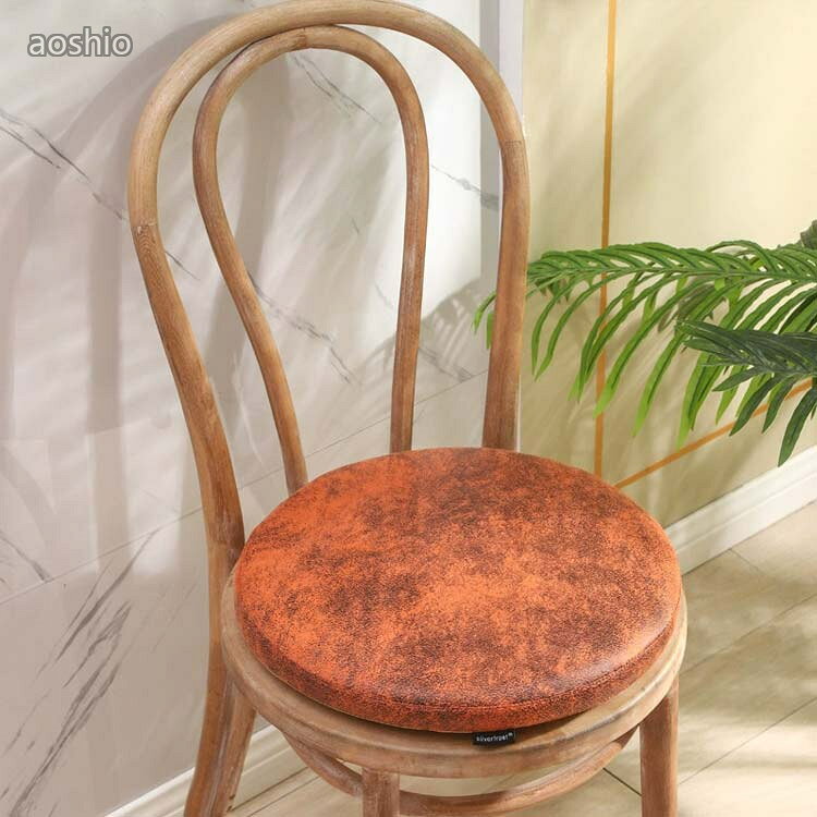 座布団 防水 クッション 椅子用 丸 30×30 厚さ3cm 低反発 撥水 フロアクッション チェアパッド おしゃれ 円形 コンパクト 北欧 モダン シンプル テレワーク 低 ざぶとん おうち時間 [3]