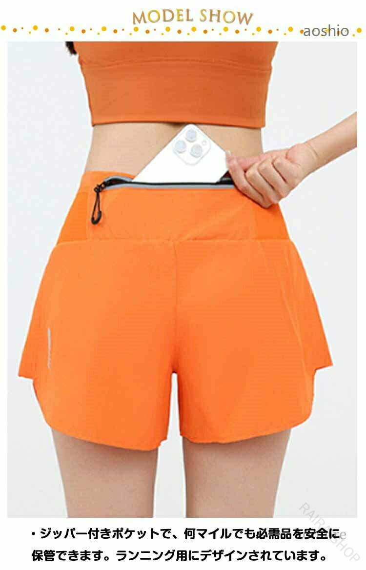マルチポケットパンツ レディース ランニングパンツ 多機能マルチポケット付き イ...