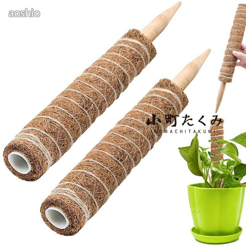 モンステラ 支柱 ココスティック 観葉植物 園芸支柱 植物 ガーデニング用 花ささえ...
