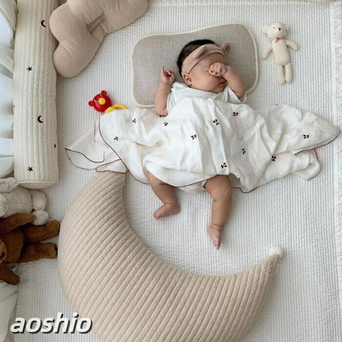 マルチクッション 授乳クッション 抱き枕 妊婦 かわいい 洗える マタニティ 大きい バナナ 三日月形 もちもち 腰痛 赤ちゃん ベビー お母さん ママ コットン プ ギフト 出産祝い [3]