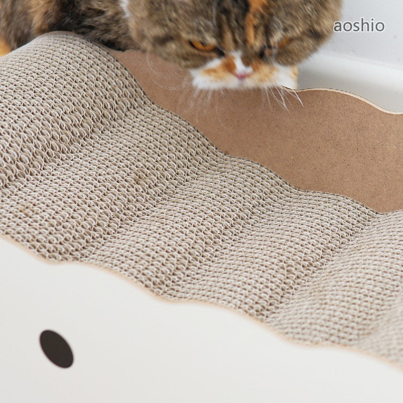 大型猫ベッド ソファ保護 猫用ラウンジチェア 一体型猫ハウス かじり防止設計ベッ...