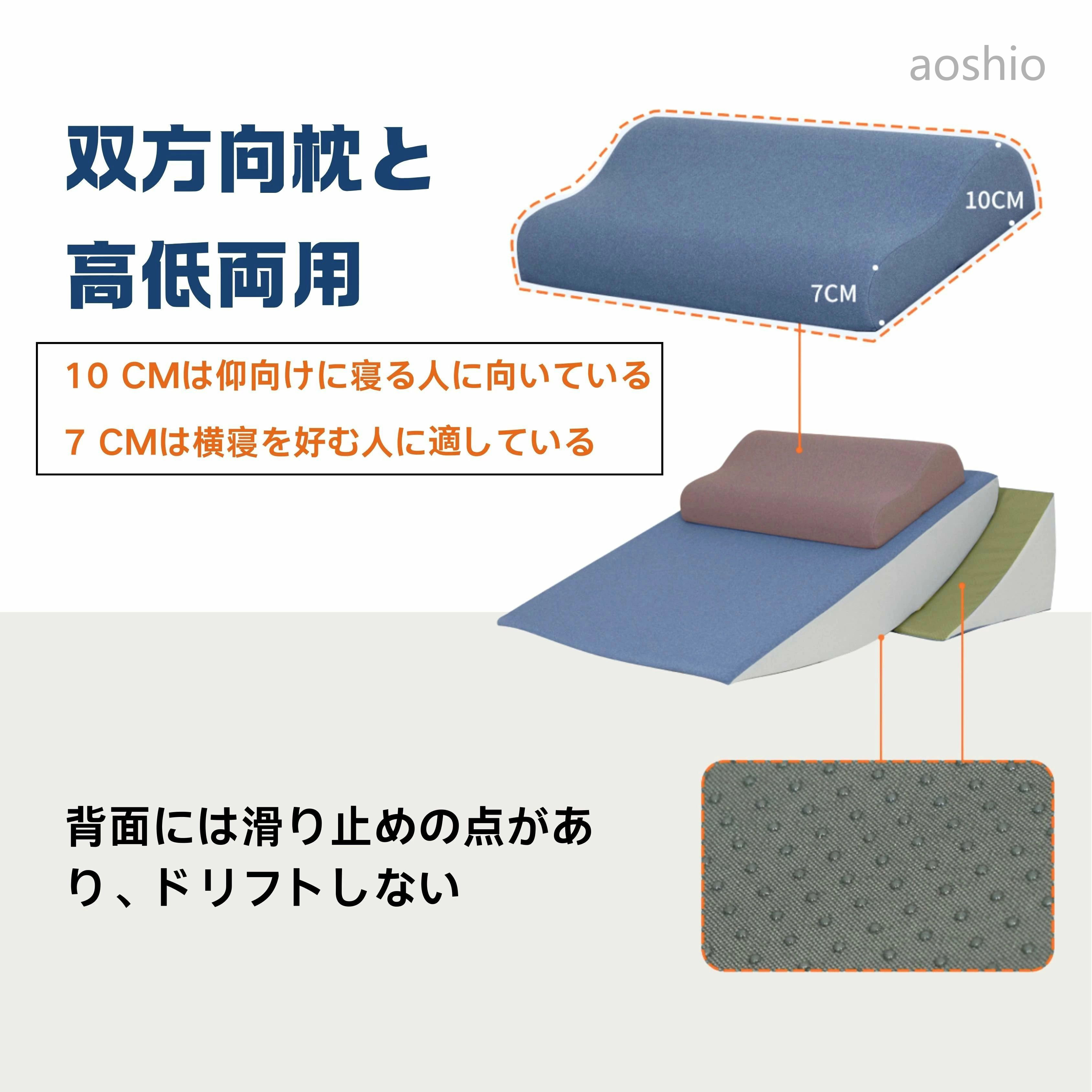 枕 良性発作性頭位めまい症 妊婦用枕 首枕 洗える 腰痛 無地 逆流性食道炎枕 ネックピロー 怠け者用ベッド枕 術後用ウェ 傾斜枕 三角枕 2