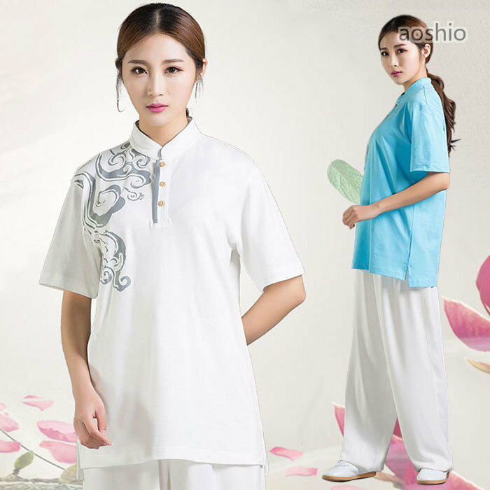 太極拳服 太極拳 ウェア トップス Tシャツ 半袖 メンズ レディース 男女兼用 武術...