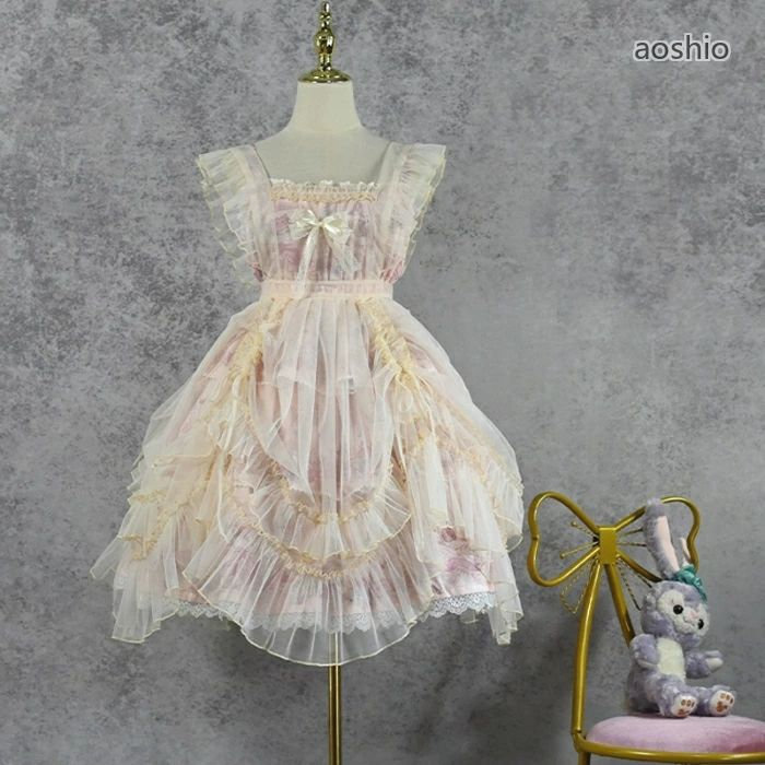 オーバースカート エプロン 着丈90cm 華やか ゴージャス 2WAY フリル チュールスカート スカートカバ かわいい ドレス