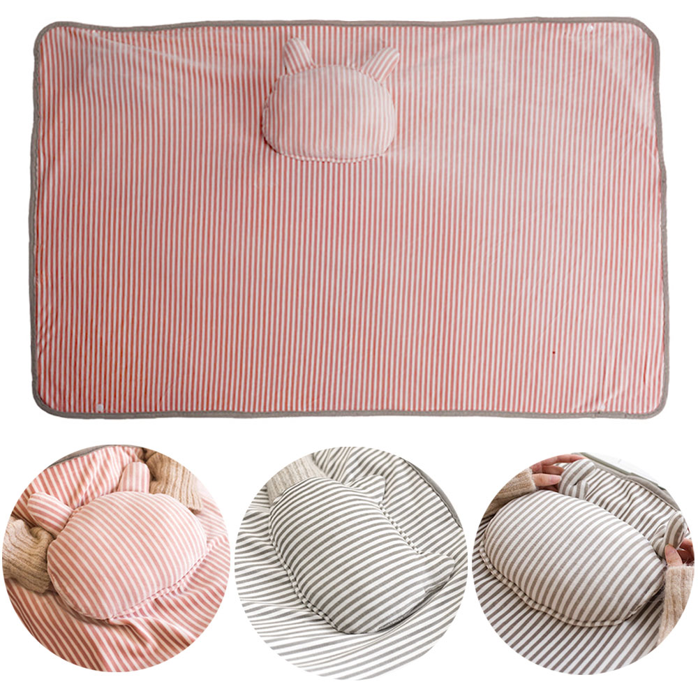 あったか電熱ブランケット 約115×72cm ひざ掛け 肩掛け ポンチョ USB給電式 加熱パッド ヒーター内蔵 ..