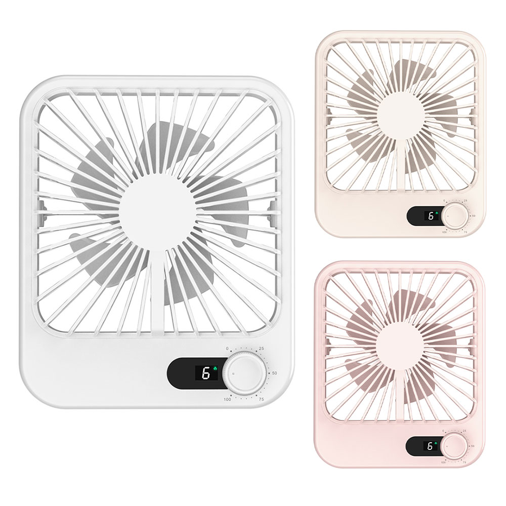 卓上スリムファン 卓上ファン デスクファン 卓上扇風機 卓上 壁掛け 2way スリム コンパクト デスク ミニ USB充電式 風量無段階調節 夏