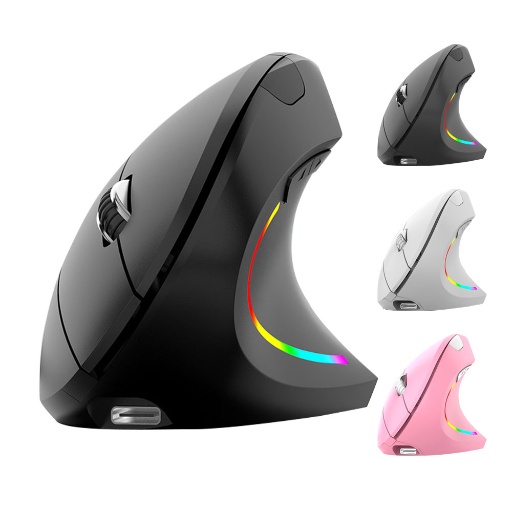 ワイヤレスマウス 縦型マウス USBレシーバー 無線マウス USB充電式 パソコンマウス エルゴノミクスマウス 光学式 無線 エルゴマウス 人