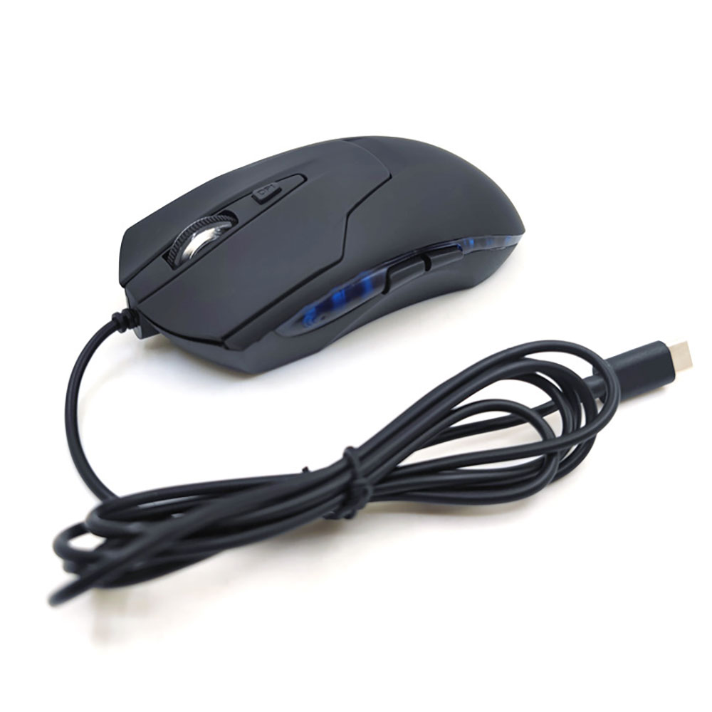 USB Type-C接続 有線マウス 5ボタン タイプC USB-C 静音マウス 小型 パソコン タブレット マウス DPI切替 800/1200/1600/2...