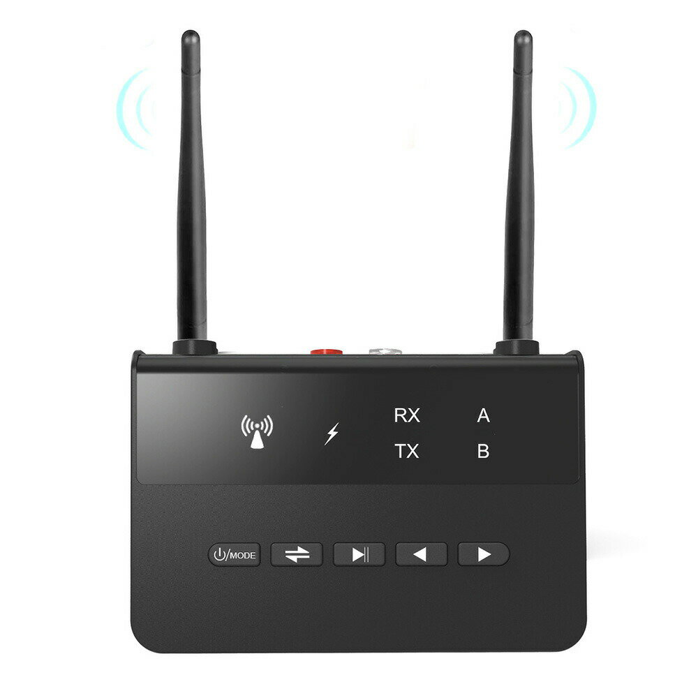 Bluetooth 5.0 トランスミッター & レシーバー 2台同時接続 デュアルリンク 高音質 TV/PC/ステレオ対応 ◇FAM-YH0002【メール便】
