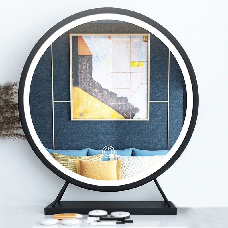 ラウンドテーブルミラー、LEDライト付きメイクアップミラー、タッチスイッチ付きメイクアップミラー、..