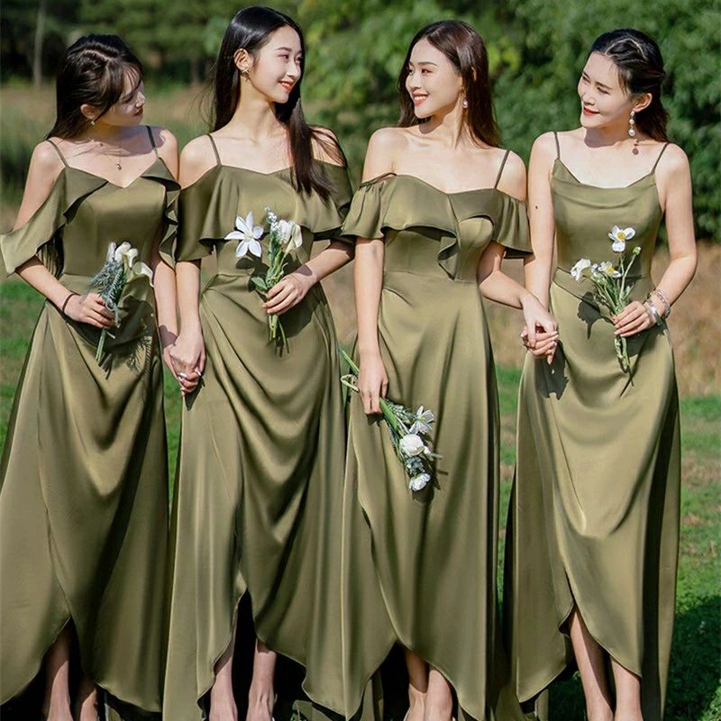 ドレス 大人 ピアノ発表会 フォーマルドレス 演奏会ドレス パーティードレス 体型カバー ロングドレス 結婚式 ブライズメイド タキシー