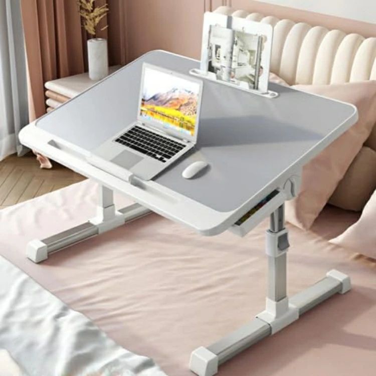 折りたたみテーブル ベッドテーブル ローテーブル 折り畳みテーブルパソコンデスク座卓 軽量 腕保護 凹..