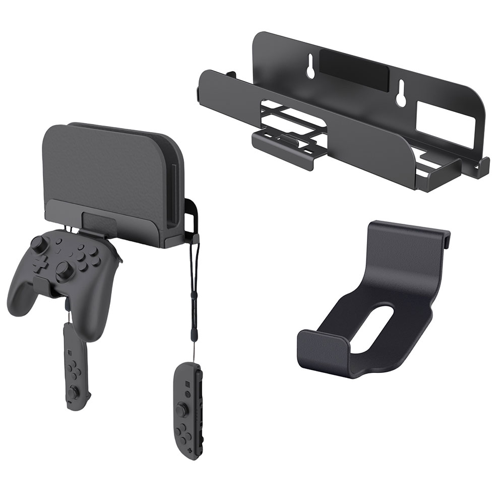 Switch2用 壁掛け収納ブラケット スイッチ2 収納 ウォールラック ドック ゲーム機 コントローラー 一括収納 スッキリ収納 ◇FAM-GP-369